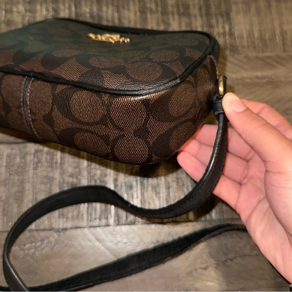 Coach Jamie Camera Black and Brown Crossbody Bag🌷 - Picture 7 of 15